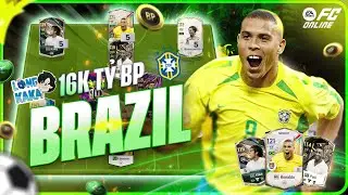 Cầm 16.000 Tỷ LONG KAKA X&acirc;y Dựng Đội H&igrave;nh BRAZIL KHỦNG NHẤT FC ONLINE VỚI VUA B&Oacute;NG Đ&Aacute; PELE & RONALDO