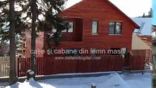 Case si cabane din lemn masiv construite de noi