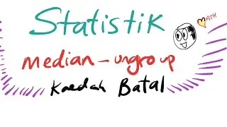 Soalan Statistik median ungrouped KBAT jadi KBEST!