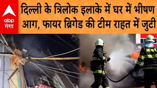 DELHI FIRE NEWS: Delhi के त्रिलोक इलाके में लगी आग, इलाके में फैली अफरातफरी | ABP GANGA