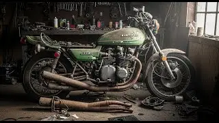 Kawasaki Z1 900(1972) Full Restoration From Rust to New|Abandoned to Fully Restored