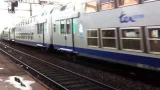 Passage d'une bb25600 + vo2n ter centre en gare de Versailles chantiers