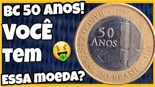 COMPRO MOEDA DE 1 REAL BC 50 ANOS! PAGO AVISTA!!! #moedarara
