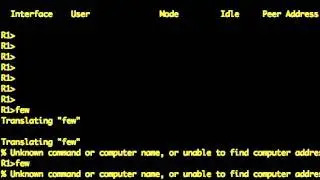 The Basics Series - VTY Access (Part 1)