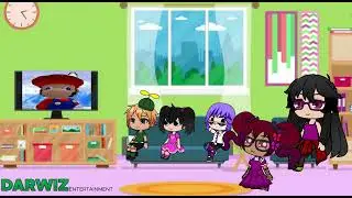 Jarvis and The Company React To SM64: STUPID Mario 64 (Gacha Club)