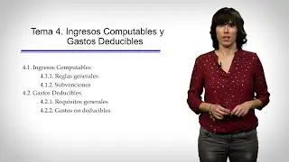 Gastos deducibles e ingresos computables.