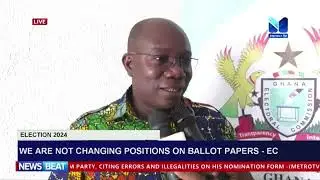 We are not changing positions on ballot papers--EC