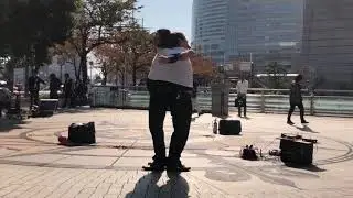 ﾊｲｷﾝｸﾞｳｫｰｷﾝｸﾞの大道芸ｗ