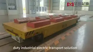 Industrial Transfer Cart 50 Tons for Steel Coil Handling #transfercart #50tons #steelcoil
