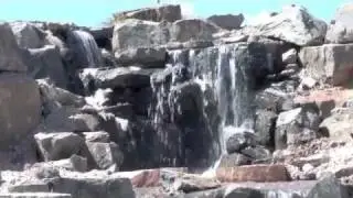 Granite Boulder Retaining Wall & Waterfall