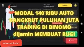 MODAL 140 RIBU JADI 100JUTA DI BINOMO | AFILIATOR AUTO KAYA |MEMBER BANGKRUT