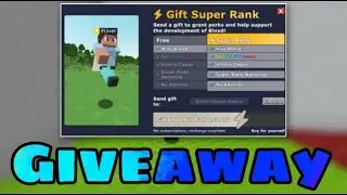 Super Rank Giveaway! || Bloxd.io