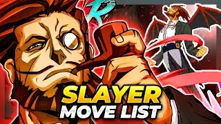 SLAYER MOVE LIST - Guilty Gear XX Accent Core Plus R (GGXXACPR)