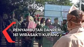 Anggota Korem 161 Wirasakti Kupang Gelar Penyambutan Danrem Baru