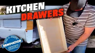 Building KITCHEN DRAWERS in our vintage caravan - 1975 Viscount Ambassador Build Pt 35