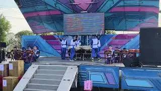 115年元旦莿桐鄉升旗健走活動戰鼓表演
