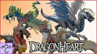Dragonheart Toys: Draco, Medusa, Razorthorn, & Griffin Dragon Review (1995)