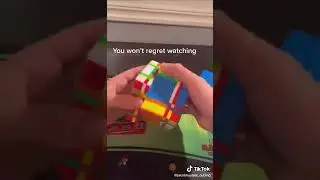 rubik cube cool pattern