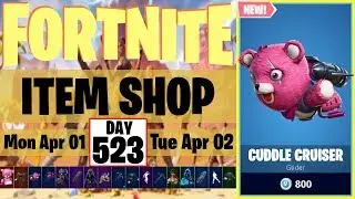 Cuddle Cruiser Glider + Targeted Glider | 🆕 x 2 | Fortnite Item Shop #523 | 1 April 2019