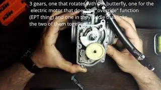 KTM 690 throttle body (2008 to 2010) - How it works - plastic gears / #The690shed