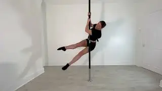 Improver Pole Dance Combination. Pencil, Variation, Stag Legs