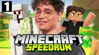 JE ME LANCE DANS LE SPEEDRUN MINECRAFT !