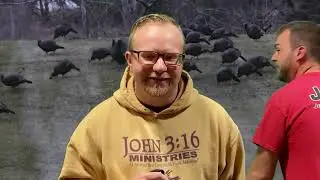 Have you ever seen John Britt chase a turkey? Well, it's breaking news here at John 3:16 Ministries.