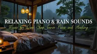 Gentle Rain + Peaceful Piano for Deep Sleep, Stress & Anxiety Relief | Fall Into Sleep in 3 Minutes