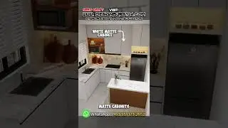 Преображение чистой кухни: попробуйте эту Г-образную планировку #highlights