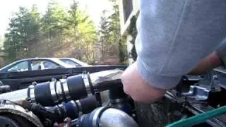 Comparison of a NOS Nozzle and an M15 jet spraying water.