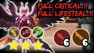 3 STAR FREYA GUNNER. FULL CRITICAL + FULL LIFESTEAL.!!