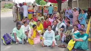 Dharna at CM house jallandhar on 2.7.2024