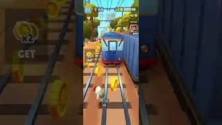 Subway Surf Grumpy Inspector And His dog!