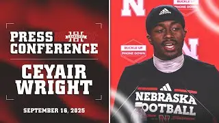 Husker DB Ceyair Wright Michigan Preview | Nebraska Football Press Conference