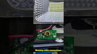 How to operate 220V LED projector with battery #mupe