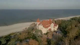 Zamek Neptun Łeba   DJI MINI 3 PRO