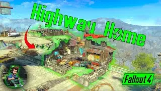 Fallout 4 | Highway Player Home Settlement Build!