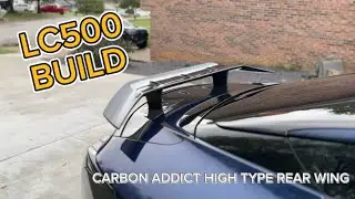 Заднее крыло LC500 Carbon Addict High Type