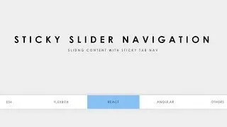 Responsive Sticky Navigation/NavBar on Scroll Landing Page Website || HTML5 ,CSS3 & Jquery