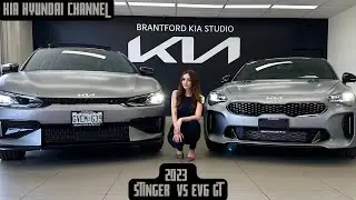 В ПРЯМОМ ЭФИРЕ: EV6 GT 2023 против Stinger 2023! Будущее спортивных автомобилей Kia!