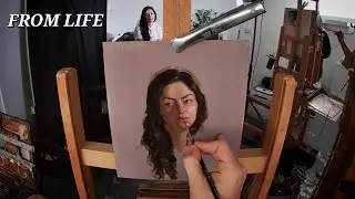 Oil Portrait from Life | Step-by-Step Painting Tutorial