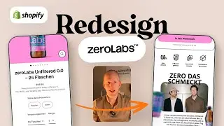 Shopify Redesign | zeroLabs |&nbsp;Shopify Produktseite optimieren