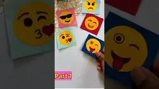Paper craft emojis part-1 #craft #emoji #diy #shorts #trending #shortvideo #viral