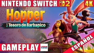 Hopper y el Tesoro de Barbapico Nintendo Switch 2 Gameplay en 4K