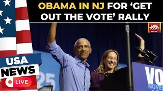 Barack Obama Speaks at Newark Rally for Mikie Sherrill | US Elections 2025 | Get Out The Vote | LIVE