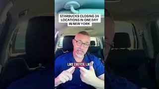 Starbucks closing 34 stores in 1 day! #starbucks #layoffs #restructuring #ceo #mattrieck