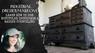 Discover the Art of Steampunk Decoupage: Transforming a Dresser with Grungy Patina