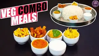 Veg Combo Meals in Malayalam | Indian Veg Thali | Kerala Meal Ideas | Onam 2021 | 38
