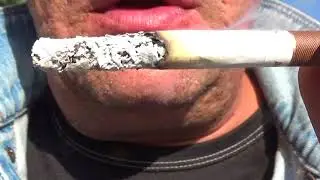ASMR - smoking a cigarette