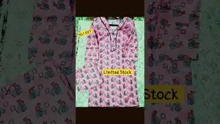 🔥🛍️55% OFF Stitched Poly Cotton 2pc Suit Readymade|| New Trend 2024|| Clearance Sale Women Suit 🔗👇🛒✅